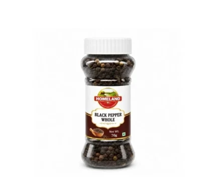 Black Pepper Whole 70g (Homeland)